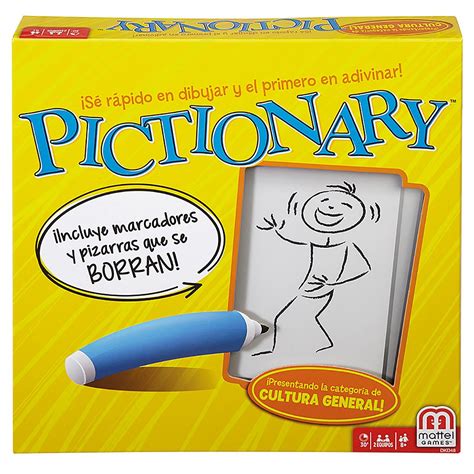 Ball rotation's the name of the game. Pictionary - Superjuguete Montoro