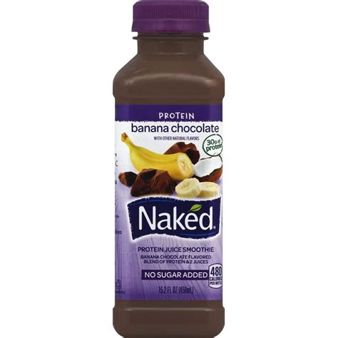 Naked Juice Smoothie Protein Banana Chocolate Fl Oz Instacart