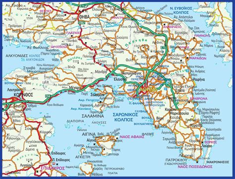 Χάρτης Αττικής οδικός Εκτυπώσεις Τυπογραφείο