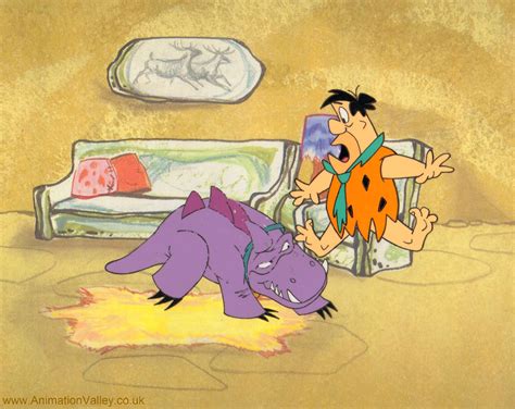 The Flintstones Photo Fred Flintstone Production Cel Fred Flintstone