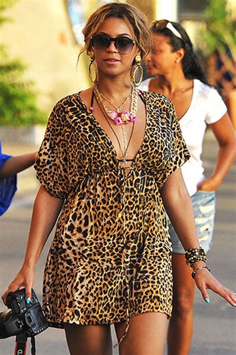 Celebrity Beach Style Fashion Clothes Beyonce Style