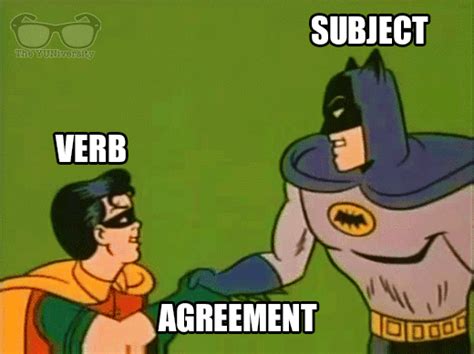 Subject Verb Agreement Part 1 — The Yuniversity