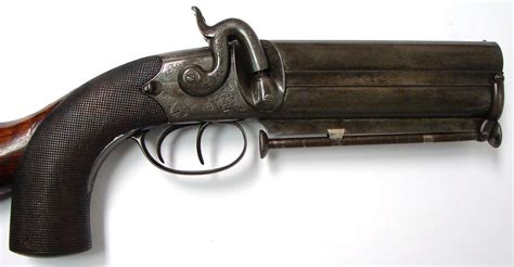 British Howdah Pistol By Hollis And Sheath Of London This Is A Very