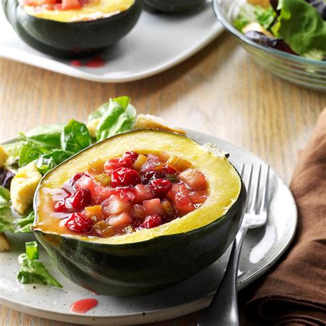 Acorn Squash With Cranberry Stuffing Recipe How To Make It