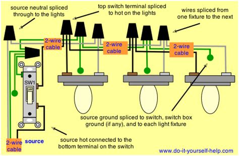 There are several diagrams below for various. wiring diagram for multiple light fixtures | DIY vanity mirror | Pinterest | Lights, Light ...