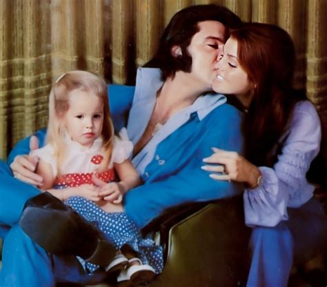Elvis Presley With His Wife Priscilla And Daughter Lisa Marie My XXX