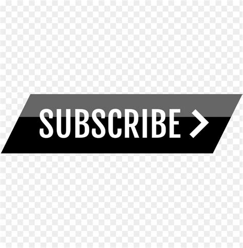 Black Youtube Subscribe Button Png Image With Transparent Background