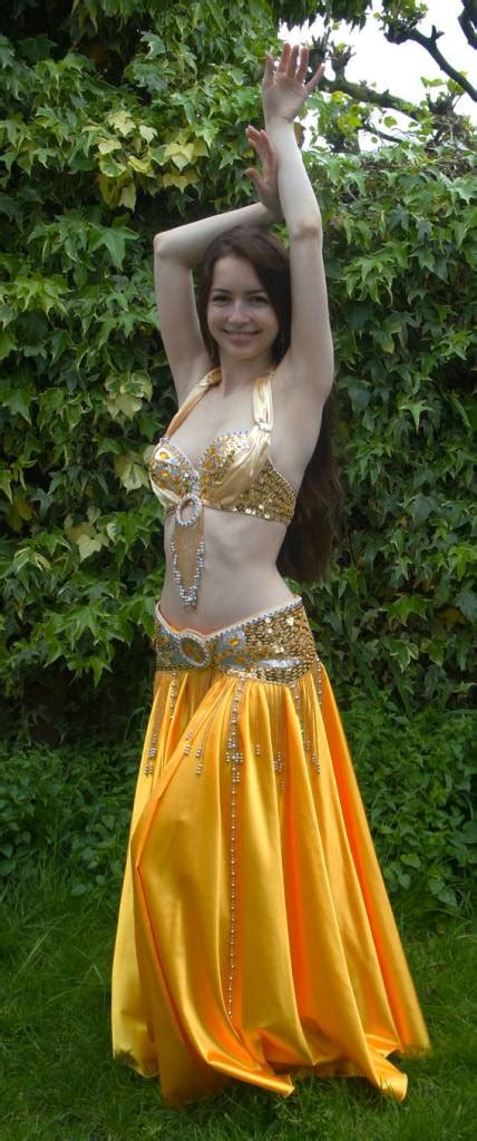 Belly Dance Costume Amber In Gold Bellydance Webshop Majorelle
