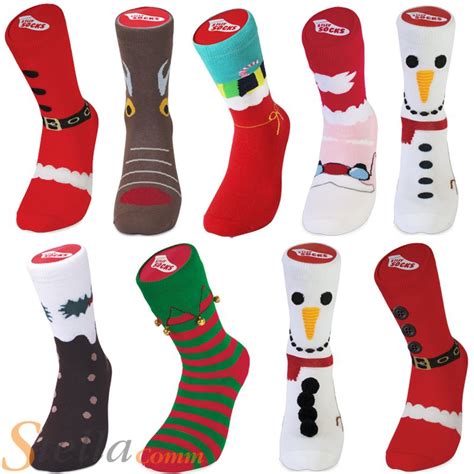 Bluw Cotton Silly Socks Novelty Christmas Unisex Adult Xmas Festive