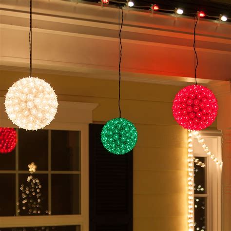 Christmas Light Balls Christmas Lights Etc Hanging Christmas