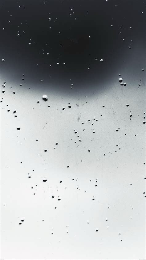 Rain Drops On Window Black And White