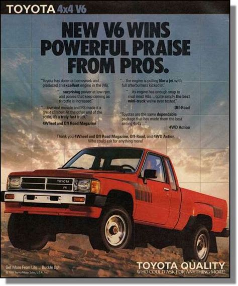 1980 S Toyota Ad Toyota 4x4 Toyota Toyota Trucks