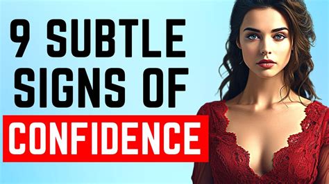 9 Hidden Signs Youre Exuding Confidence Without Even Knowing It Youtube