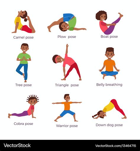 Yoga Poses For Kids Printable