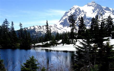 Mount Baker Us Landscape Photography Scenery Natural Landmarks