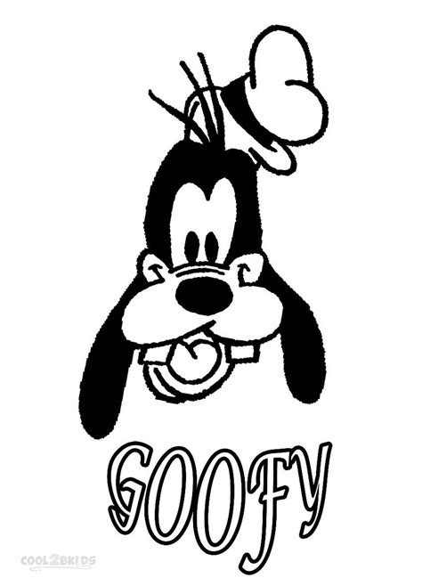 Printable Goofy Coloring Pages For Kids Cool2bkids Disney Coloring