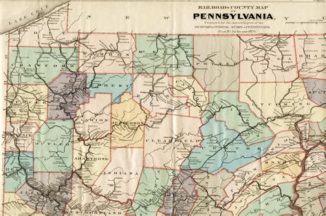 Western Pennsylvania Counties Map