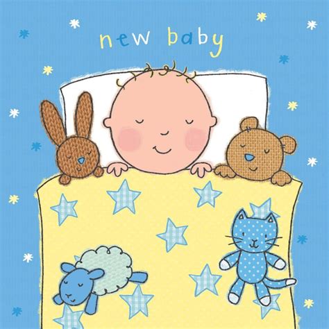 New Baby Cards New Baby Boy Cards Cute Cards Children Occasion Cards