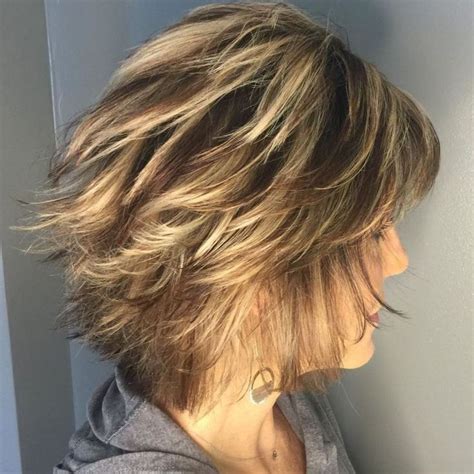 Over Short Feathered Hairstyle For Thin Hair Neck Length Hair Hair