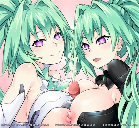 Sereneandsilent Green Heart Neptunia Vert Neptunia Choujigen Game Neptune Kami Jigen