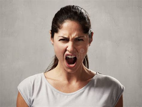 Angry Woman Stock Photo Image Of Look Expressions Crying 87803372