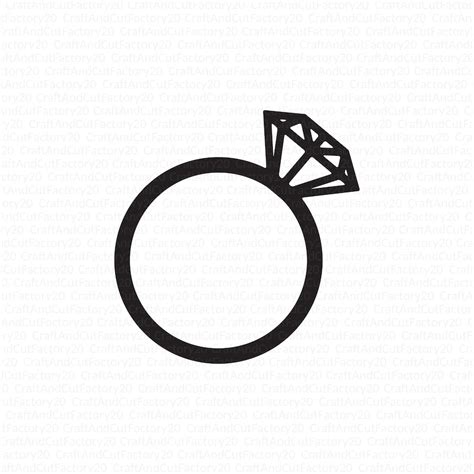 Svg Wedding Cutting File Wedding Ring Svg Marriage Symbol SexiezPicz