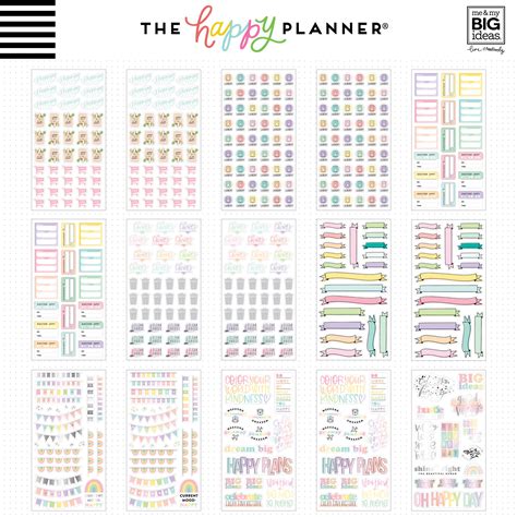 Happy Planner Sticker 100 Sheet Value Pack