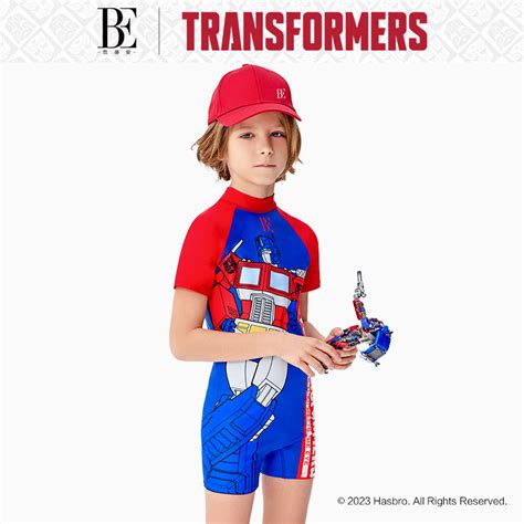 Be Van Der Ann Transformers Joint Series 2023 New Childrens Swimsuit