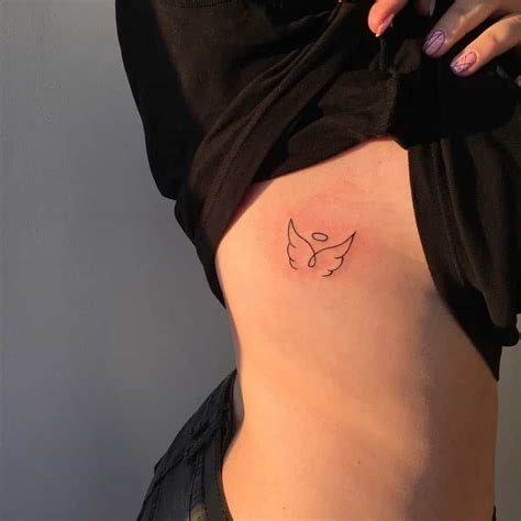 Tatuaje Angel Minimalista Kulturaupice