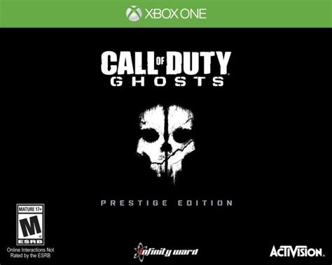 Call Of Duty Ghosts Prestige Edition Xbox One Game