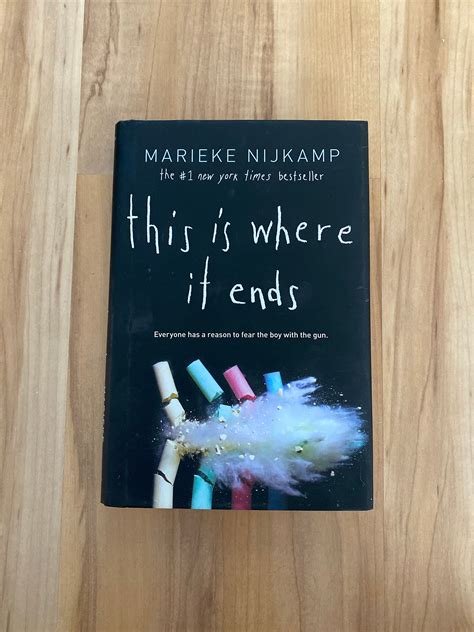 This Is Where It Ends Hardcover Book Etsy