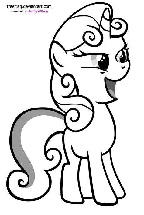 Feel free to print and color from the best 38+ belle coloring pages to print at getcolorings.com. My Little Pony Sweetie Belle Coloring Pages at ...