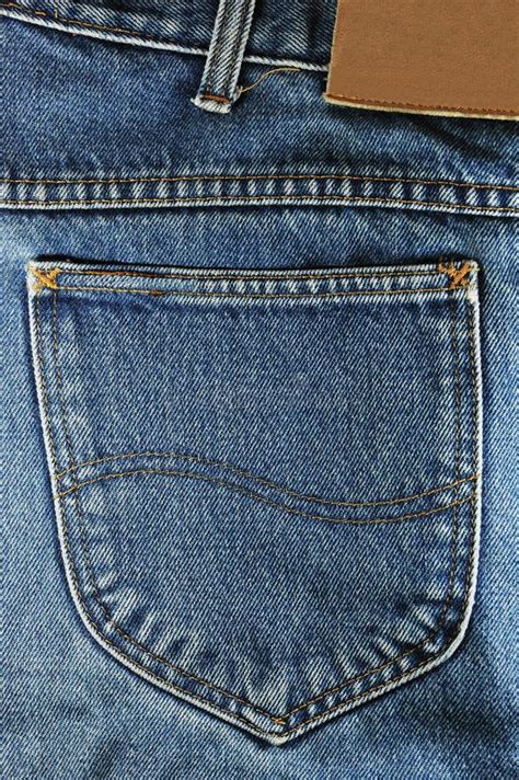 A Blue Jeans Pocket Stock Photo Image Of Fiber Garment 16766380