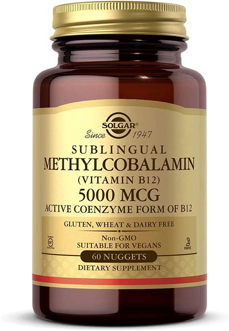 Vitamina B12 Metilcobalamina Sublingual 5000 Mcg — Súper Vital