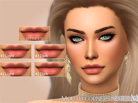 Mouth Corners Nb01 At Msq Sims Sims 4 Updates