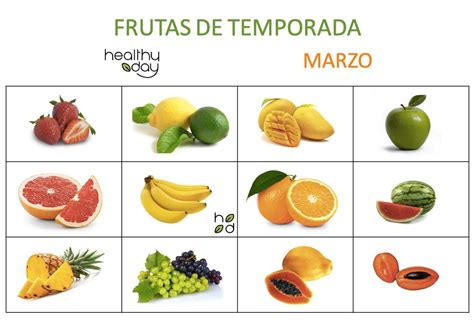 Frutas De Marzo Frutas Y Verduras Beneficios Frutas De Temporada