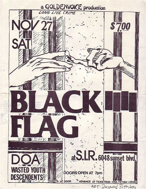 Raymond Pettibon El Arte De La Bandera Negra Banda De Bandera Negra