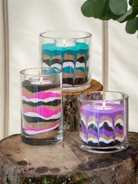 My second kit with makers kit drops today! Easy DIY Sand Art Candles | HGTV