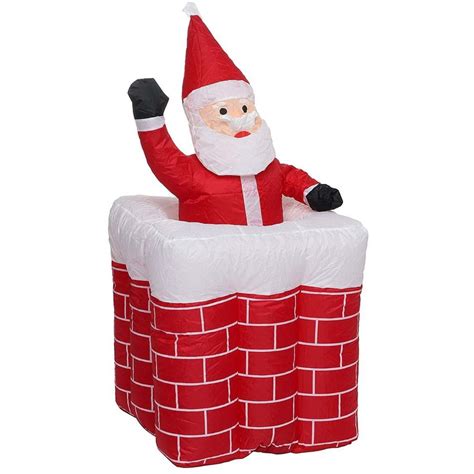 Infinitos memes contra el viejo pascuero instalado en la plaza de puerto montt. Viejo Pascuero Inflable 1.80 Mt Navidad Sube y Baja Chimenea - DISPARO