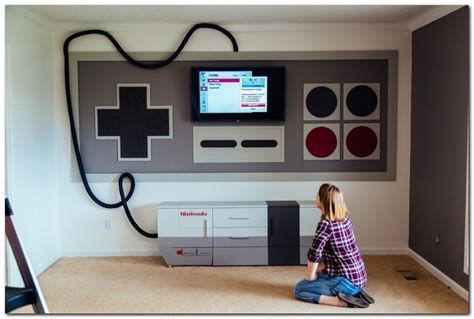 100 Cool Interior Design Ideas For Gamers Nintendo Room Video Game