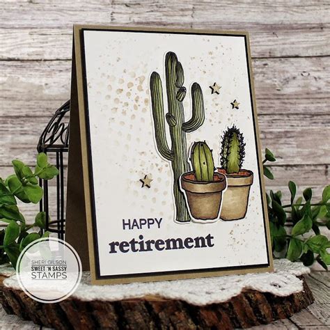 Sweet N Sassy Stamps Happy Retirement In 2021 Happy Retirement Cards Handmade Stamp