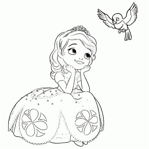 Dibujos De La Princesa Sofia Para Colorear Dibujos Disney