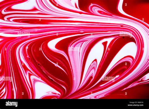 Colourful Abstract Background Of Red White And Pink Swirl Swirls Of
