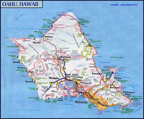 Kauai Map Printable