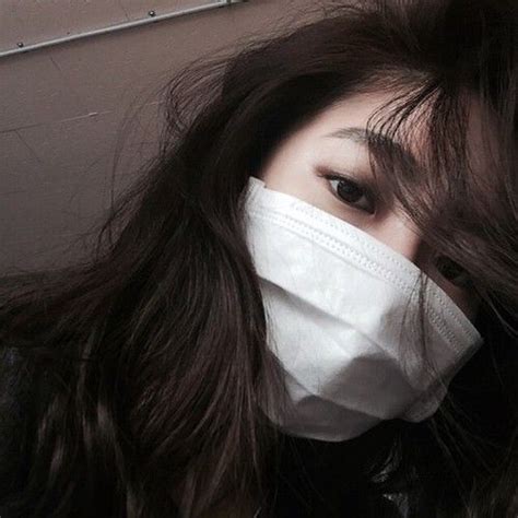 Aesthetic Korean Girl With Mask Largest Wallpaper Portal