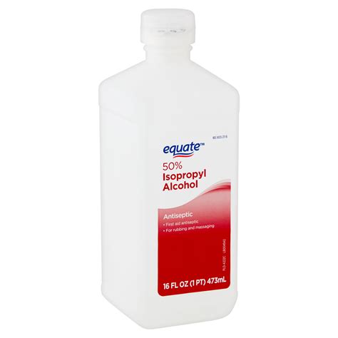 Equate 50 Isopropyl Alcohol Antiseptic 16 Fl Oz