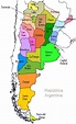 ARGENTINA: Mapa - Provincias Argentinas