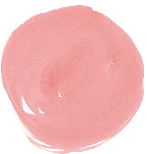 Download Hd Pink Watercolor Circle Png Zoom Video Communications
