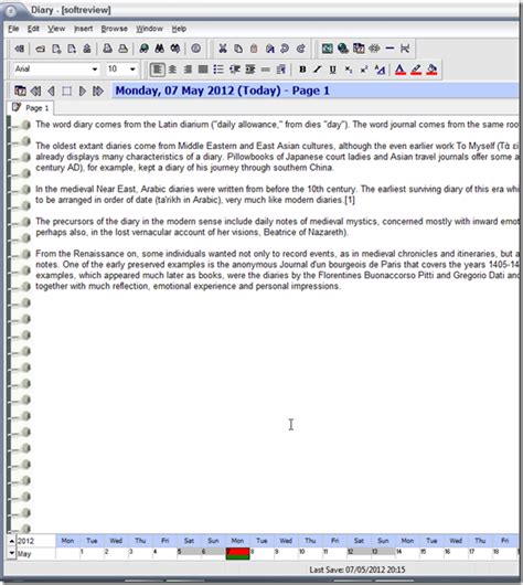 Free Digital Diary Software For Windows Idailydiary
