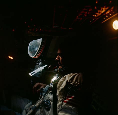 Buzz Aldrin Inside The Gemini 12 Spacecraft During The Flight 3000 X